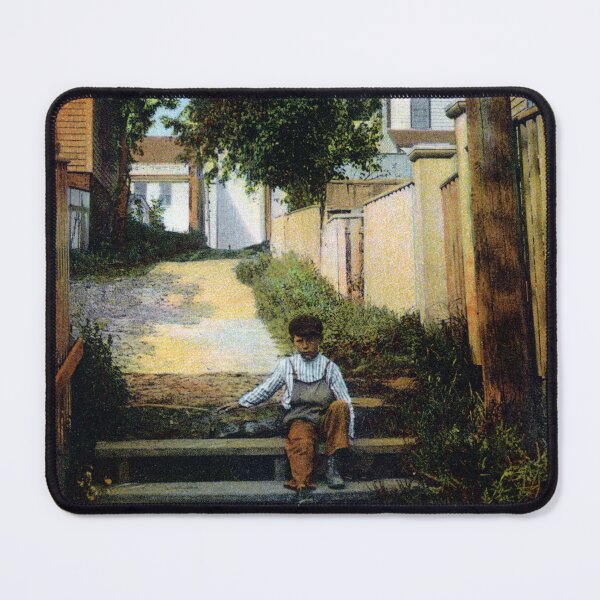 Item preview, 1905 Boy in Stone Alley, Nantucket, Massachusetts designed and sold by historicimage.