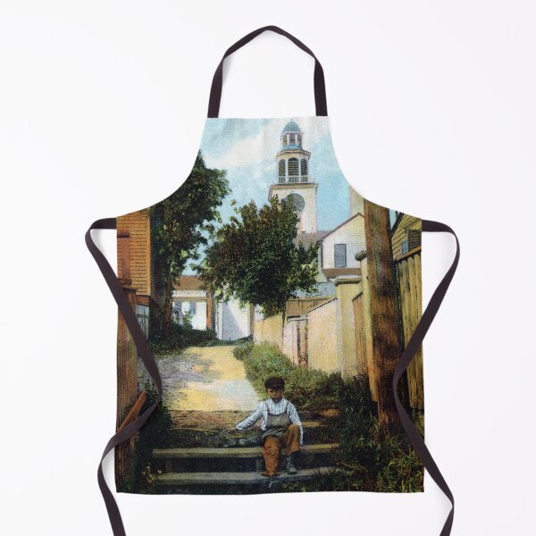 Item preview, 1905 Boy in Stone Alley, Nantucket, Massachusetts designed and sold by historicimage.