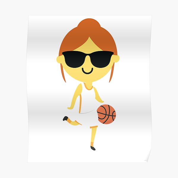 Basketball Emoji Posters Redbubble
