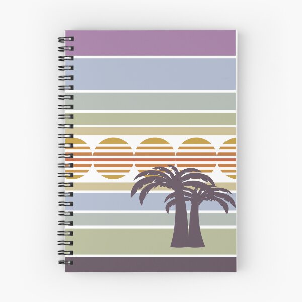 Item preview, Retro Tropical Stripes with Palm Trees and Suns designed and sold by empracht.
