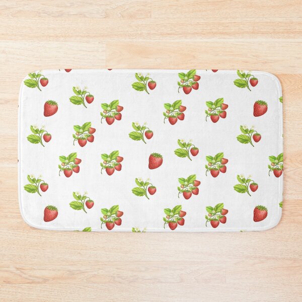 Item preview, Colorful Strawberry Fruit, Flowers and Leaves designed and sold by silviaol.