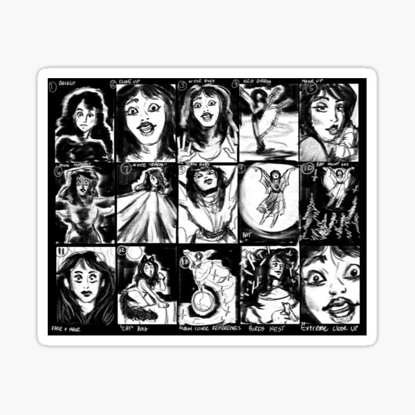 Many Faces of Kate Bush Sticker