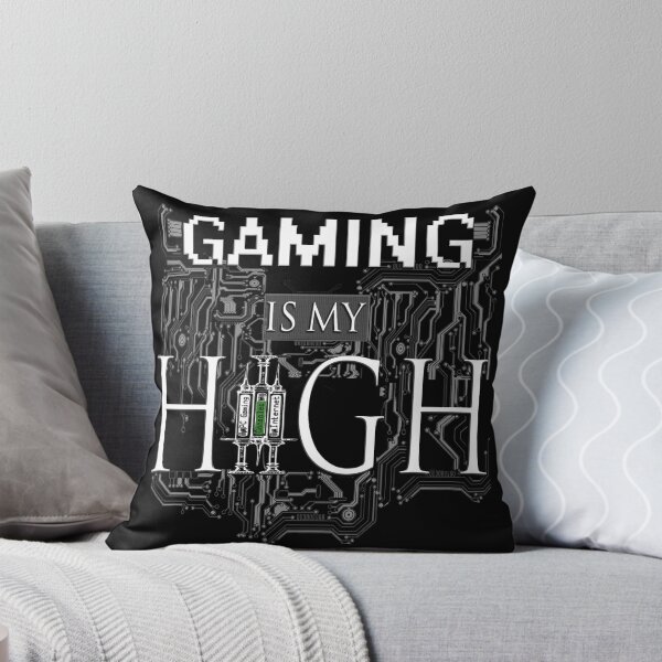 Item preview, Gaming is my HIGH - White text Transparent designed and sold by 86248Diamond.