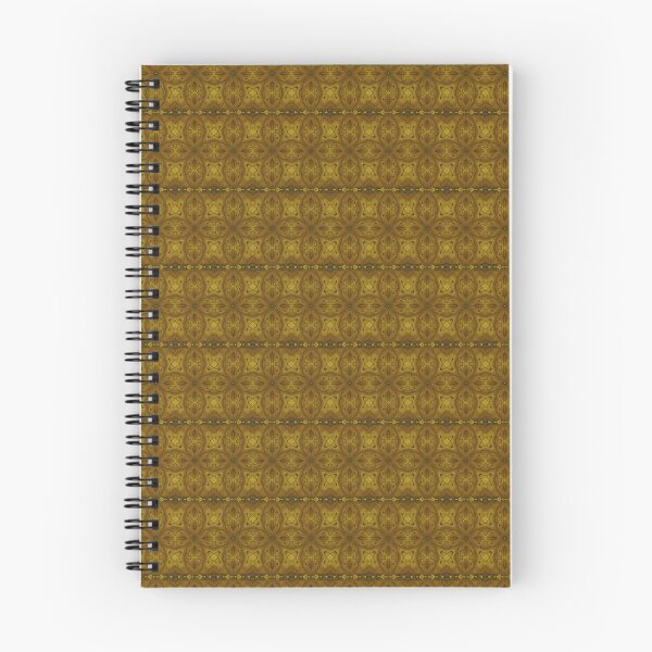 Item preview, Luxurious Brown and Gold Cross Facade Seamless Pattern Print designed and sold by protegra.