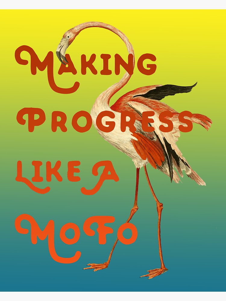 Thumbnail 3 of 3, Sticker, Progress designed and sold by WildRootsArt.