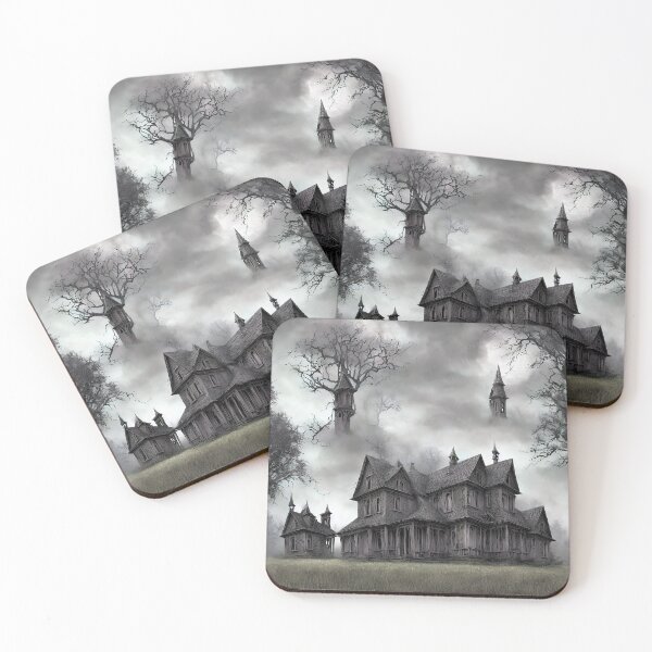Item preview, spooky house in a field designed and sold by David-Howells.