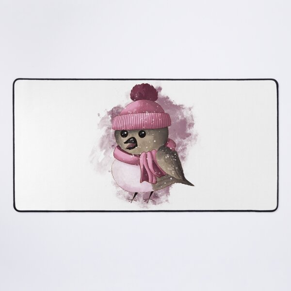 Item preview, Winter Bird Pink Watercolor designed and sold by Elyssandariel.
