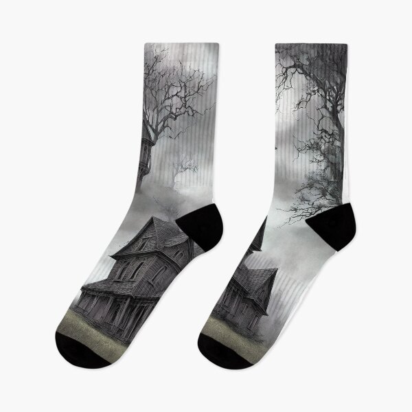 Item preview, spooky house in a field designed and sold by David-Howells.