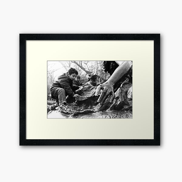 Climbing Alice Framed Art Print