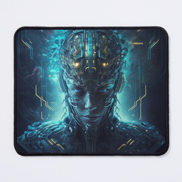 Item preview, Cyberpunk AI Being designed and sold by AICreateWorlds.
