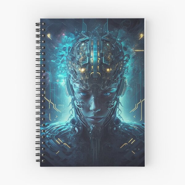 Item preview, Cyberpunk AI Being designed and sold by AICreateWorlds.