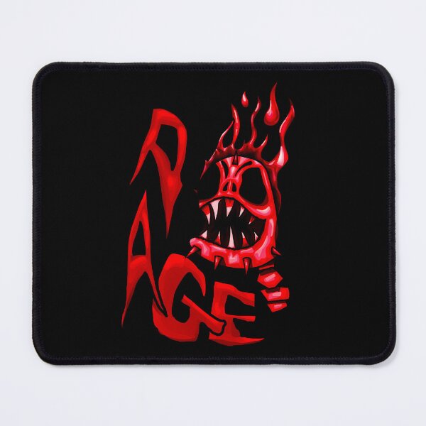 Item preview, Red Flaming Skull - Punk Skull designed and sold by mikeymadness.