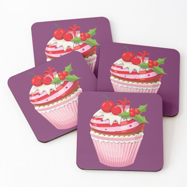 Item preview, Pink Christmas Cupcake designed and sold by DisneyLegend724.
