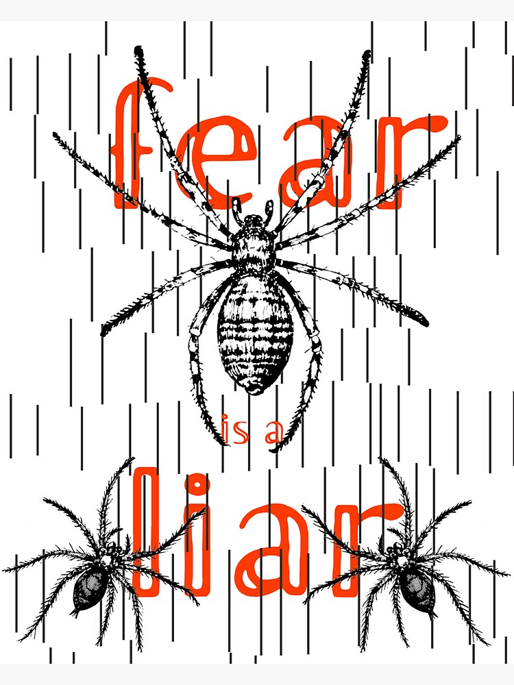 Thumbnail 3 of 3, Sticker, fear is a liar designed and sold by WildRootsArt.