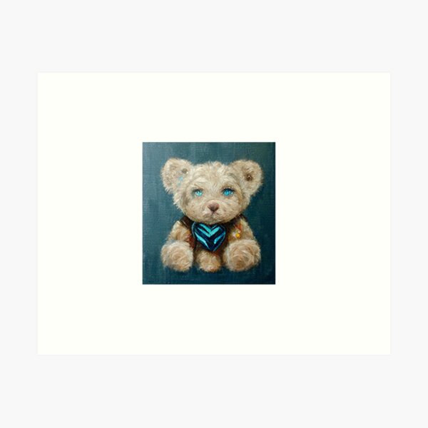 Blue eyed teddy sale bear