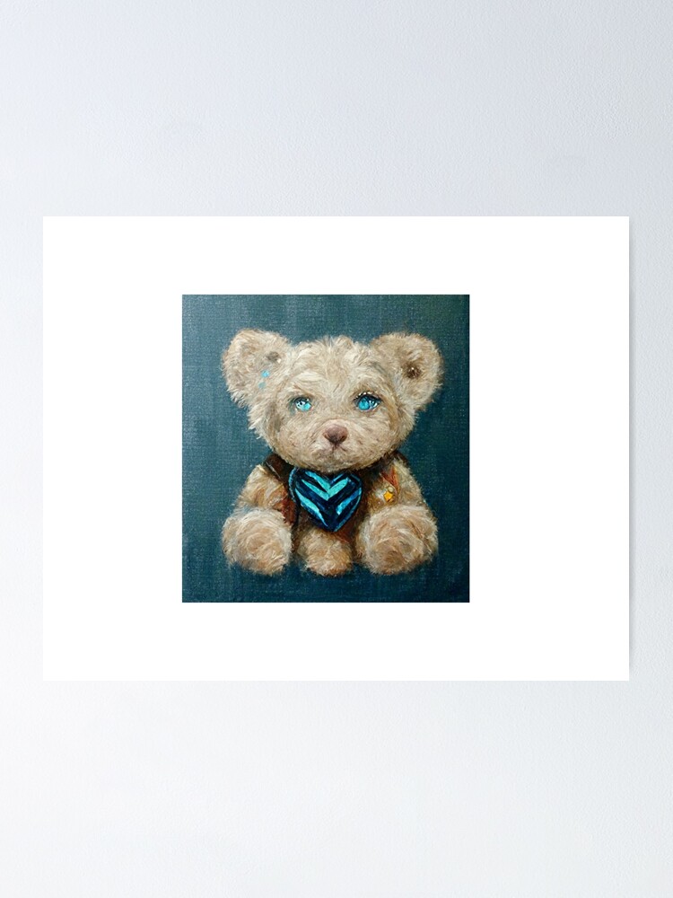 Blue eyed hot sale teddy bear