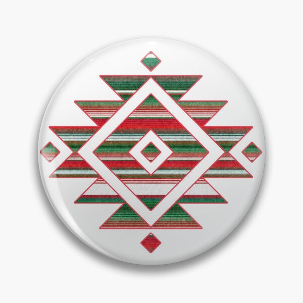 Item preview, Azted/Tribal Shape with Christmas Serape Pattern designed and sold by Kristen Bedard.