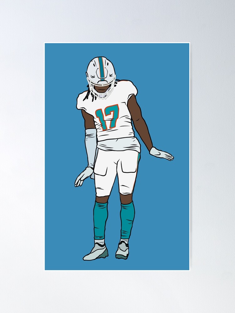 Jaylen Waddle Celebration' Poster for Sale by RatTrapTees