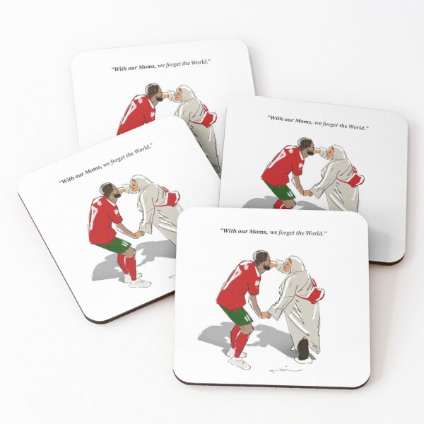 Item preview, Moroccan player Sofiane Boufal celebrating with his mother designed and sold by sbrstore.