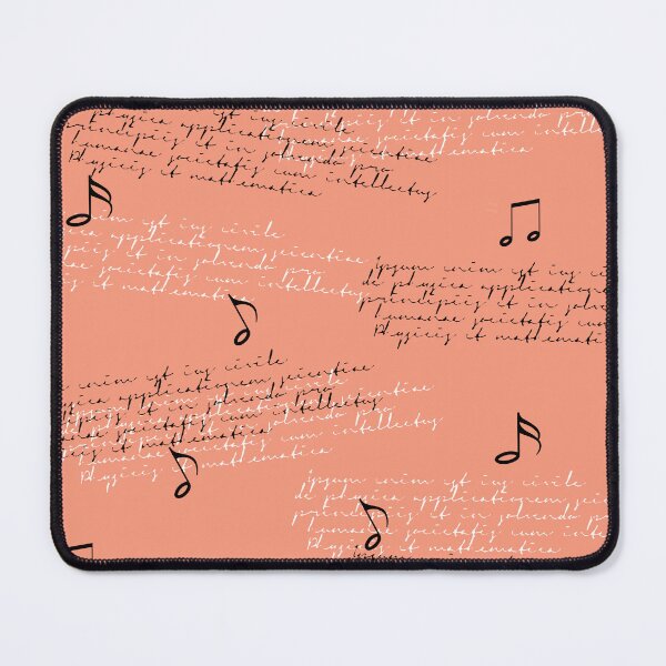 Item preview, Words and Music Notes patterns Salmon Red designed and sold by bloodberi.