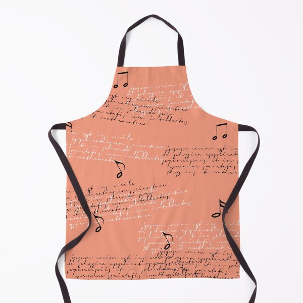 Item preview, Words and Music Notes patterns Salmon Red designed and sold by bloodberi.