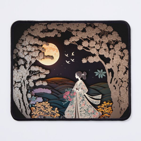 Item preview, Woman in a Wedding Kimono Scene designed and sold by Juliascutecornr.