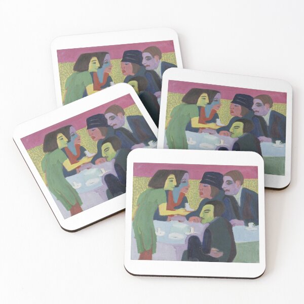 Item preview, Ernst Ludwig Kirchner  Scene at a Café (ca. 1926) designed and sold by TeeARTHY.