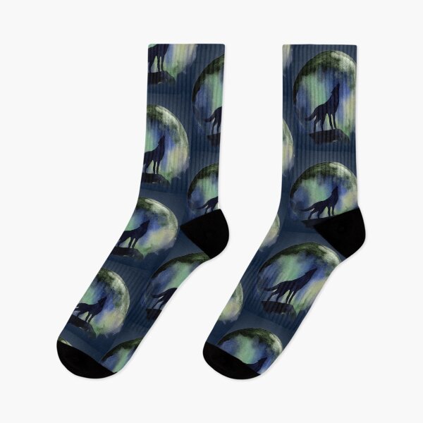Item preview, La Luna Wolf Polar Lights - Cool Essentia designed and sold by ttsayt1earth.