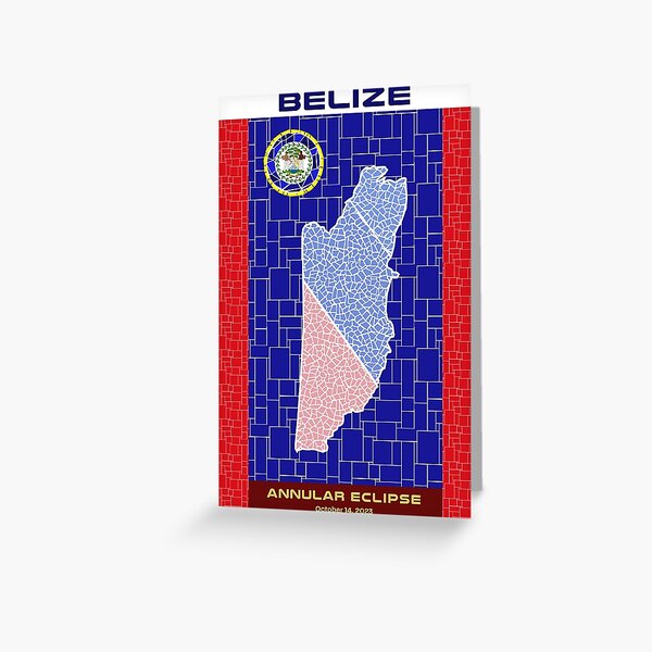 Item preview, Belize Annular Eclipse 2023 designed and sold by Eclipse2024.