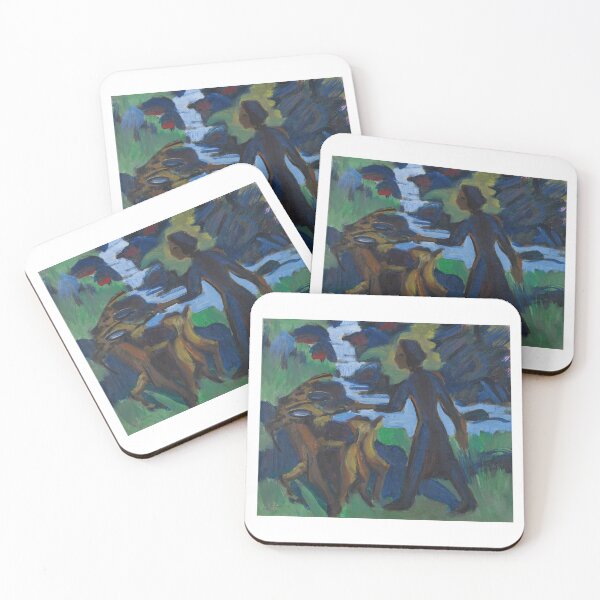 Item preview, Ernst Ludwig Kirchner Frau mit Ziege (1938) woman with goat designed and sold by TeeARTHY.