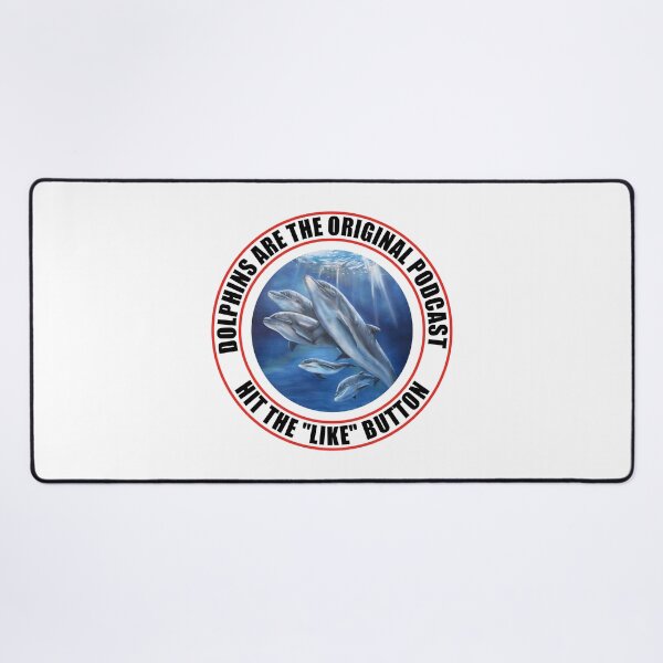 Item preview, Dolphins are the original podcast. designed and sold by TJHstudio.
