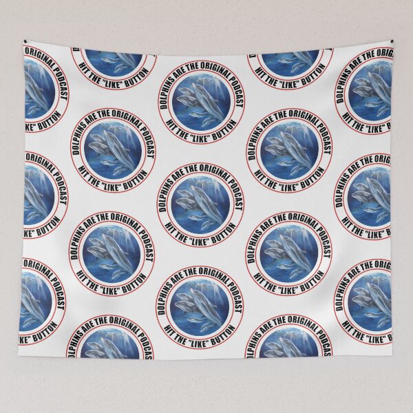Item preview, Dolphins are the original podcast. designed and sold by TJHstudio.