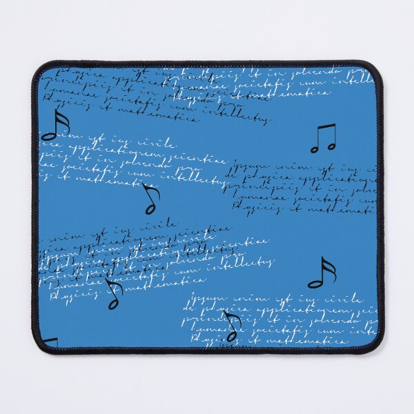 Item preview, Words and Music Notes patterns Blue designed and sold by bloodberi.