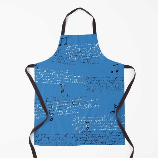 Item preview, Words and Music Notes patterns Blue designed and sold by bloodberi.
