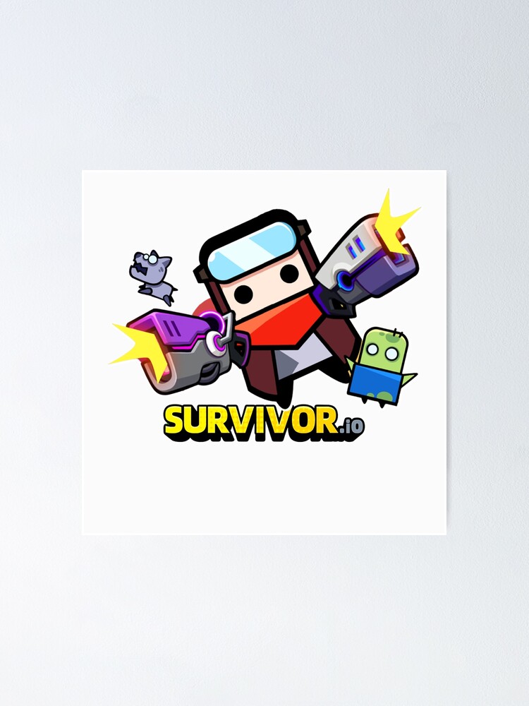 Survivor. io Game, zombie video game Sticker for Sale by Mycutedesings-1