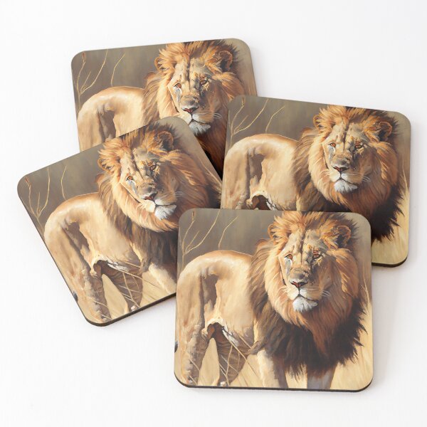 Item preview, Savanna Lion - Oil Paint designed and sold by ABArtByAlexST.