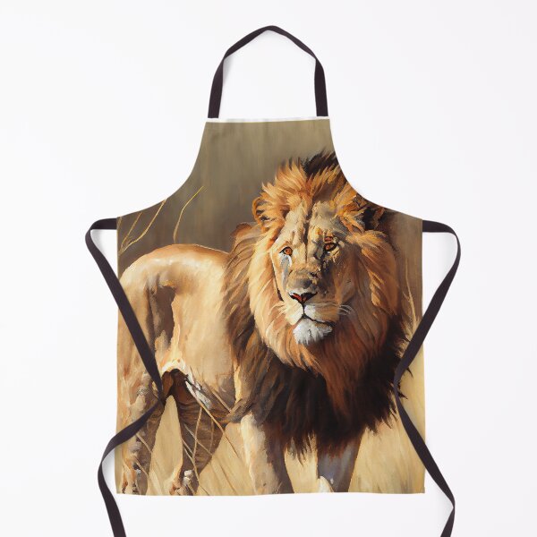 Item preview, Savanna Lion - Oil Paint designed and sold by ABArtByAlexST.