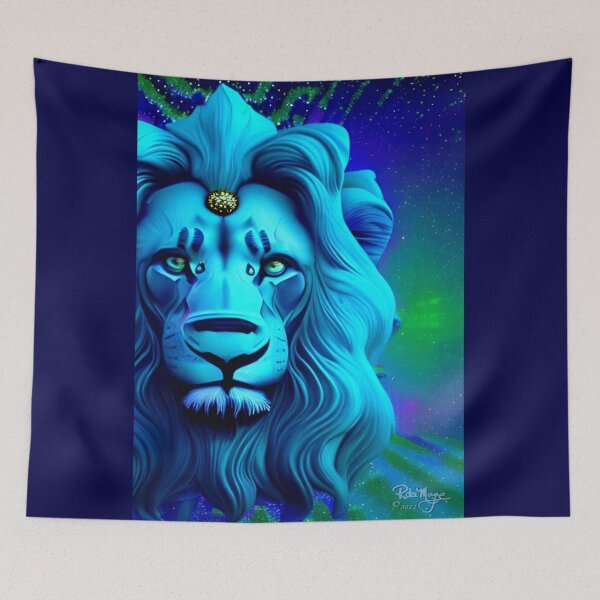 Item preview,  Blue Lion Sparks designed and sold by RitaMaye.