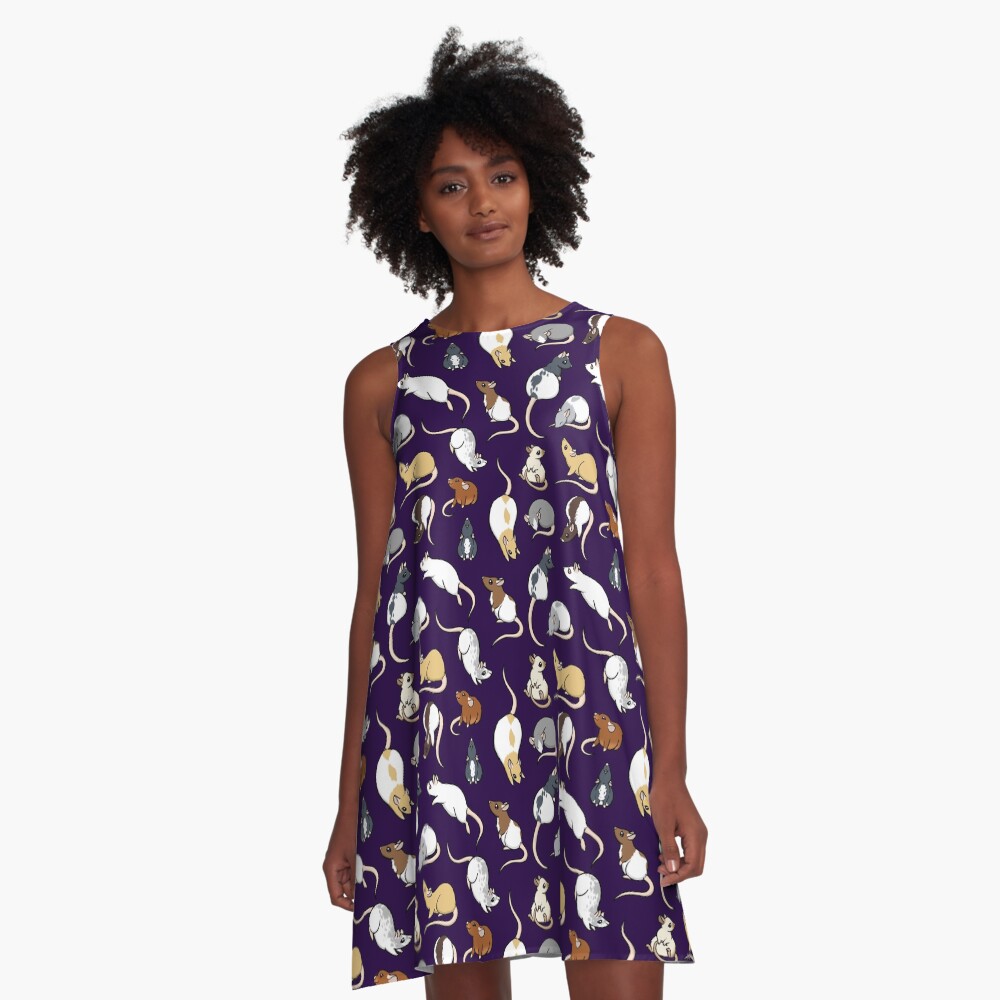 Rats A-Line Dress