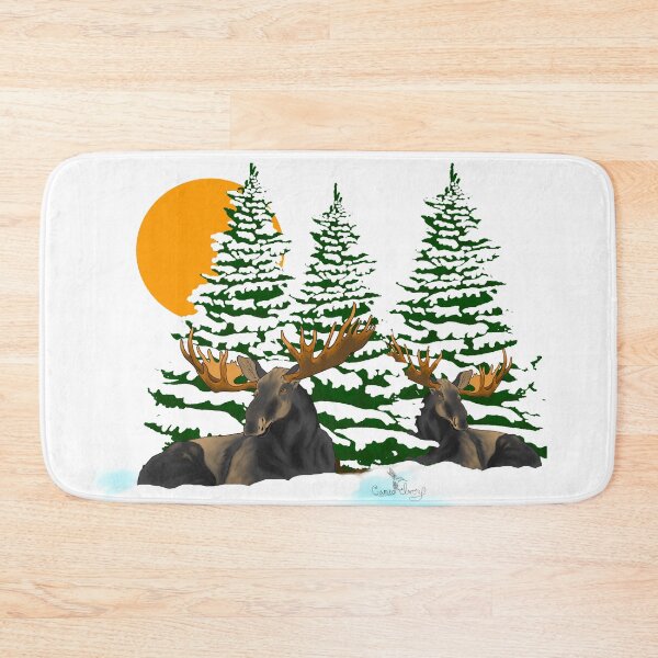 Item preview, The moose among the trees.  designed and sold by cameoivory.