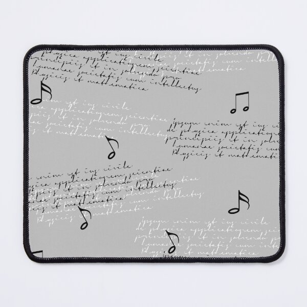 Item preview, Words and Music Notes patterns Gray designed and sold by bloodberi.