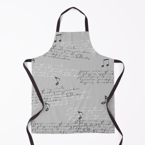 Item preview, Words and Music Notes patterns Gray designed and sold by bloodberi.