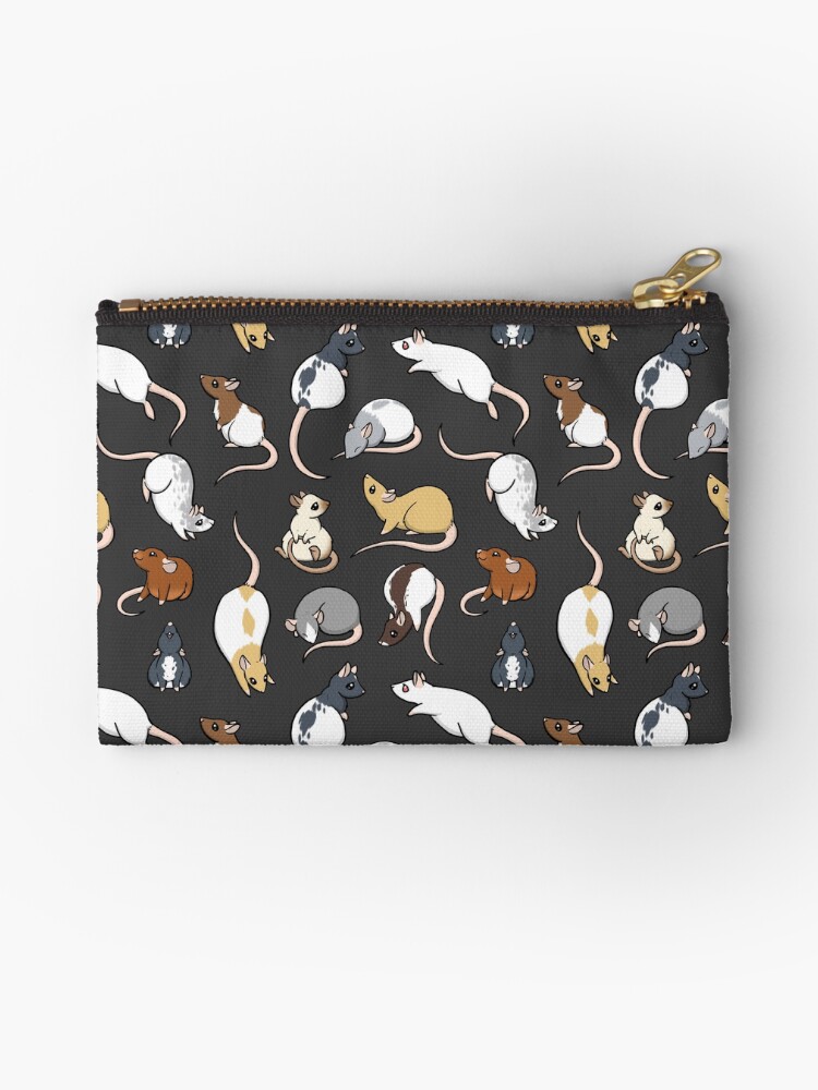 Thumbnail 1 of 4, Zipper Pouch, Rats designed and sold by Dragons and Beasties.