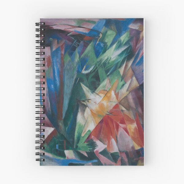 Item preview, Birds futuristic cubist abstract colorful Franz Marc designed and sold by Brasilia.