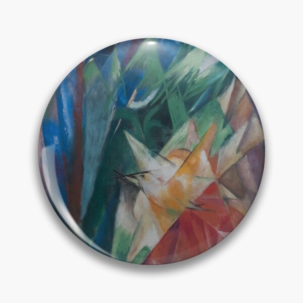 Item preview, Birds futuristic cubist abstract colorful Franz Marc designed and sold by Brasilia.