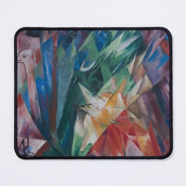 Item preview, Birds futuristic cubist abstract colorful Franz Marc designed and sold by Brasilia.