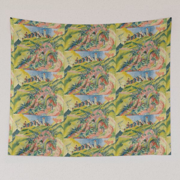Item preview,  Ernst Ludwig Kirchner Bergdorf mit rosa Kuh |  Ernst Ludwig  Mountain village with pink cow designed and sold by TeeARTHY.