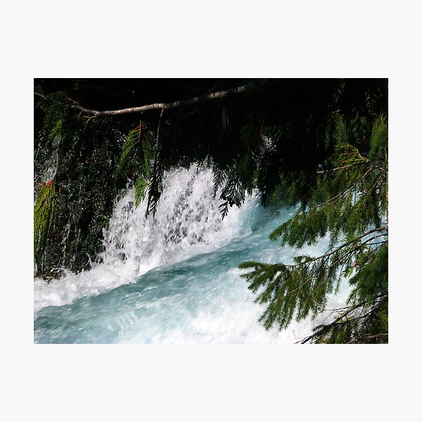 Item preview, Over The Top of Sahalie (Heaven) Falls designed and sold by Chuck Gardner.