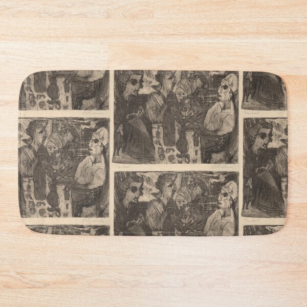 Item preview, Ernst Ludwig Kirchner Women at a Table in a Room (1920) designed and sold by TeeARTHY.