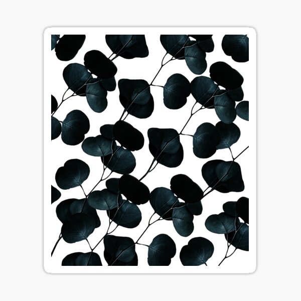 Dark Leaves #redbubble #artforsale Sticker